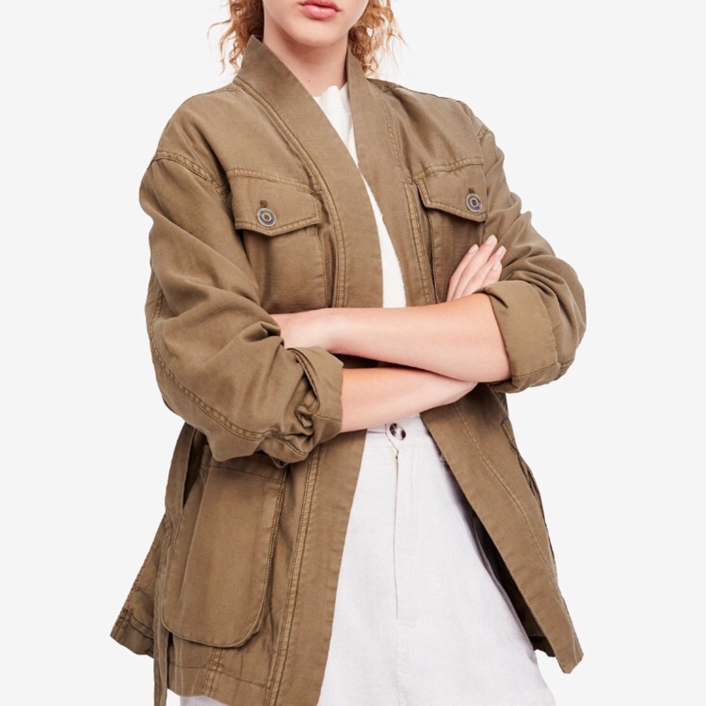 Free people cotton utility jacket